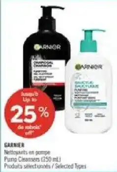 Pharmaprix Garnier pump cleansers offer