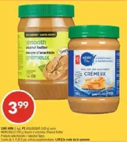 Pharmaprix Menu 365 peanut butter offer