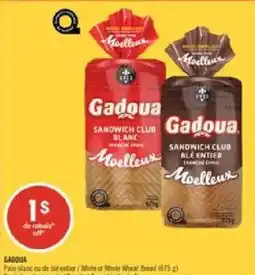 Pharmaprix Gadoua sandwich club blanc / blé entier offer