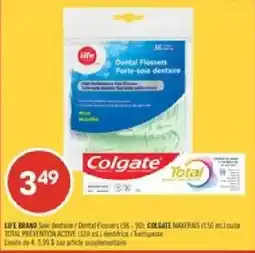 Pharmaprix Colgate Total Dental Flossers offer