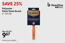 Home Hardware Beautitone polyester paint/stain brush offer