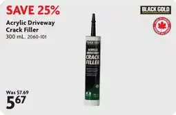 Home Hardware Black Gold acrylic driveway crack filler offer