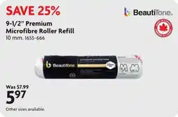 Home Hardware Beautitone 9-1/2" Premium Microfibre Roller Refill offer