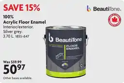 Home Hardware BeautiTone acrylic floor enamel offer
