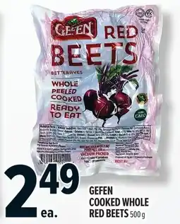 Metro Gefen cooked whole red beets offer