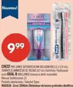 Pharmaprix Crest pro-sante detoxification des gencives offer