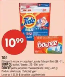 Pharmaprix Tide laundry detergent pods offer