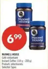 Maxwell House instant coffee