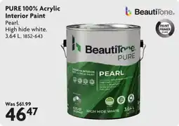 Home Hardware BeautiTone PURE Interior Paint Pearl offer