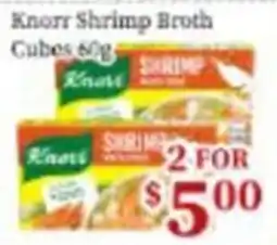 Nations Fresh Foods Knorr Shrimp Broth Cubes offer
