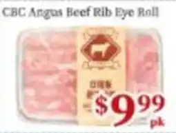 Nations Fresh Foods CBC Angus Beef Rib Eye Roll offer