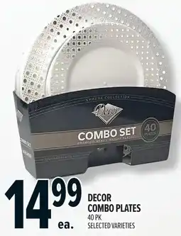 Metro Decor combo plates offer