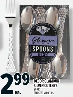 Metro Décor glamour silver cutlery offer