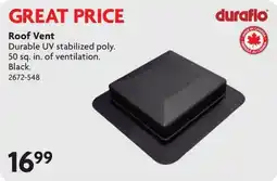 Home Hardware Duraflor roof vent offer