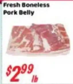 Nations Fresh Foods Fresh Boneless Pork Belly offer