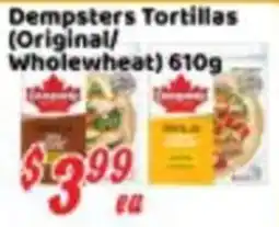 Nations Fresh Foods Dempsters Tortillas (Original/Wholewheat) offer