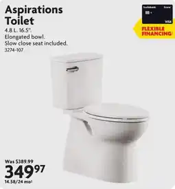 Home Hardware Aspirations Toilet offer