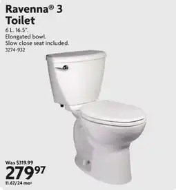 Home Hardware Ravenna 3 Toilet offer