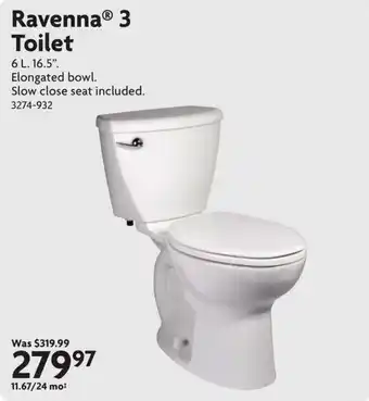 Home Hardware Ravenna 3 Toilet offer