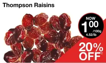 Thompson Raisins