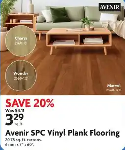 Home Hardware Avenir SPC Vinyl Plank Flooring offer