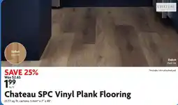 Home Hardware Chateau SPC Vinyl Plank Flooring offer