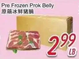 Foody Mart Pre Frozen Prok Belly offer