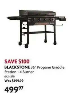 Home Hardware Blackstone 36" Propane Griddle Station - 4 Burner offer
