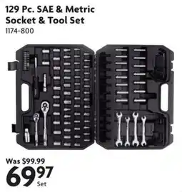 Home Hardware 129 Pc. SAE & Metric Socket & Tool Set offer