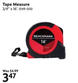 Home Hardware Benchmark tape measure offer