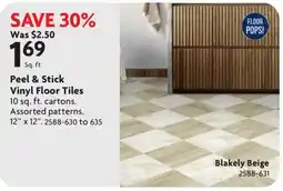 Home Hardware Peel & Stick Vinyl Floor Tiles offer