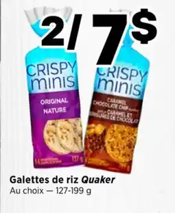 Val-Mont Galettes de riz Quaker offer