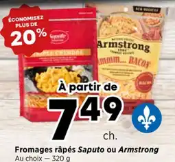 Val-Mont Fromages râpés Saputo ou Armstrong offer
