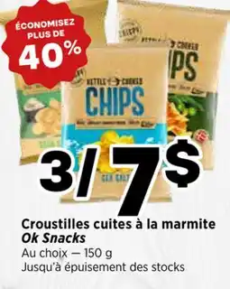 Val-Mont Croustilles cuites à la marmite Ok Snacks offer