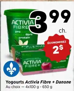 Val-Mont Yogourts Activia Fibre + Danone offer