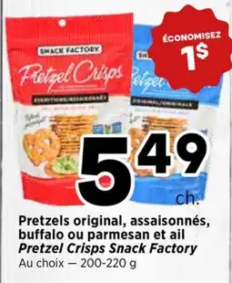Val-Mont Pretzel Crisps Snack Factory offer
