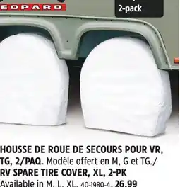Canadian Tire LEOPARD RV SPARE TIRE COVER offer
