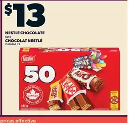 Valu-mart NESTLÉ CHOCOLATE, 50'S offer
