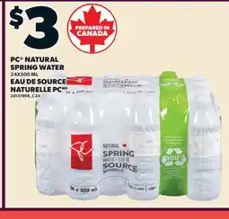 Valu-mart EAU DE SOURCE NATURELLE PC offer