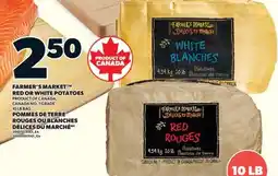 Valu-mart POMMES DE TERRE ROUGES OU BLANCHES DÉLICES DU MARCHÉ, 10 LB BAG offer
