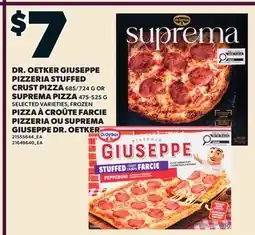 Valu-mart PIZZA À CROÛTE FARCIE PIZZERIA, 475-525 G OU SUPREMA GIUSEPPE DR. OETKER offer