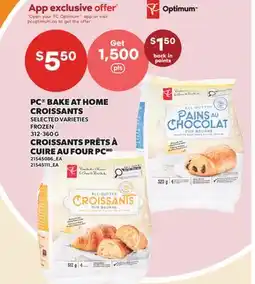 Valu-mart CROISSANTS PRÊTS À CUIRE AU FOUR PC offer