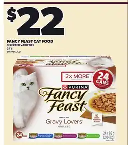 Loblaws FANCY FEAST CAT FOOD, 24'S offer