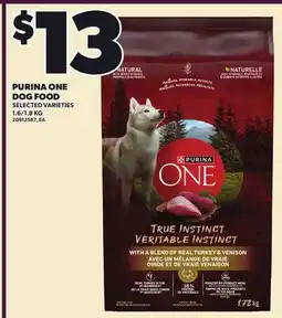 Loblaws PURINA ONE DOG FOOD offer
