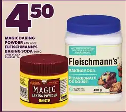 Loblaws MAGIC BAKING POWDER, 225 G OR FLEISCHMANN'S BAKING SODA, 400 G offer
