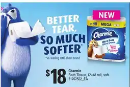 Loblaws CHARMIN BATH TISSUE, 12=48 ROLL, SOFT offer