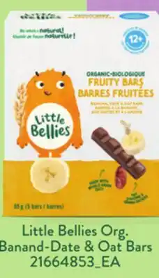 Loblaws LITTLE BELLIES ORG. BANAND-DATE & OAT BARS offer