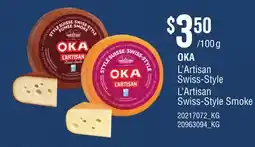 Loblaws OKA L'ARTISAN SWISS-STYLE, L'ARTISAN SWISS-STYLE SMOKE offer
