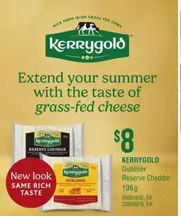 Loblaws KERRYGOLD DUBLINER RESERVE CHEDDAR offer
