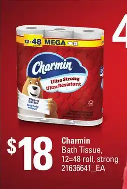 Loblaws CHARMIN BATH TISSUE, 12=48 ROLL offer